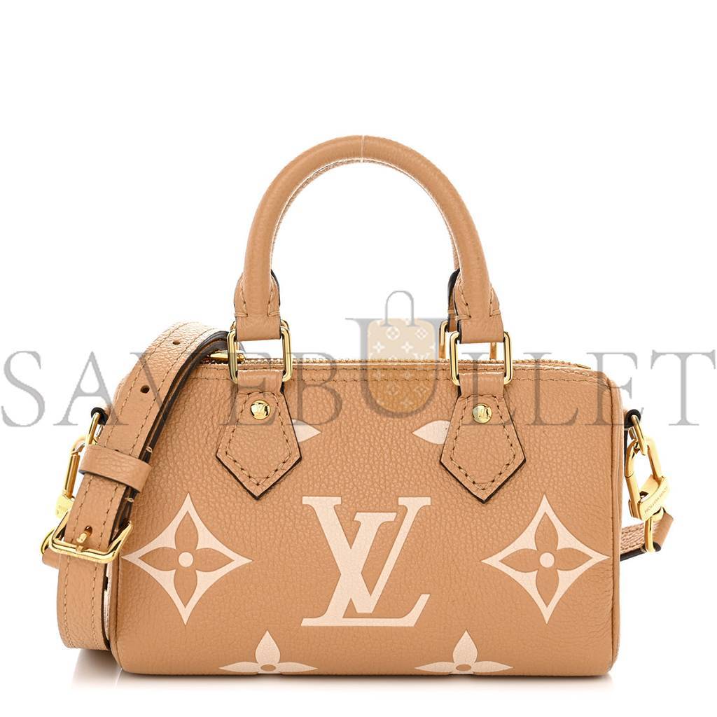 LOUIS VUITTON EMPREINTE MONOGRAM GIANT NANO SPEEDY ARIZONA CREME M81625 (16*10*7.5cm)